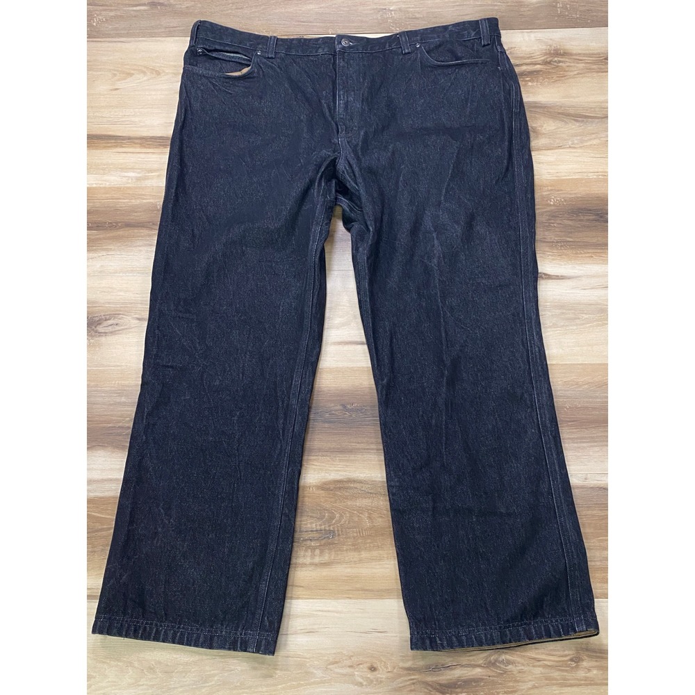 Duluth Trading Co Jeans 48x32 Workwear Cotton Straight Leg Dark Charcoal